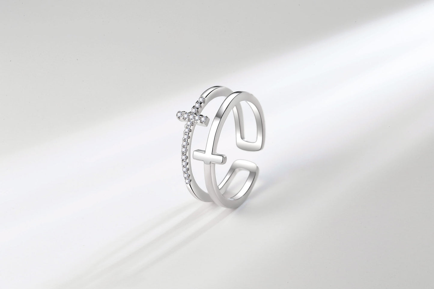 Internet Celebrity Trendy Fashion Minimalist Open Index Finger Ring