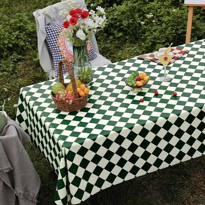 Outdoor Egg Roll Table Tablecloth Camping Picnic Table Mat Outdoor PVC Disposable Tablecloth Stall
