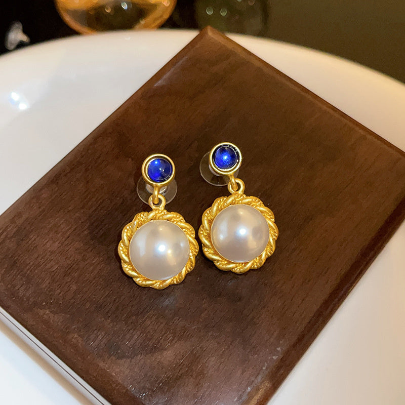 Vintage Earrings Fashion Versatile Ear Jewelry Niche Light Luxury High-end Accessories