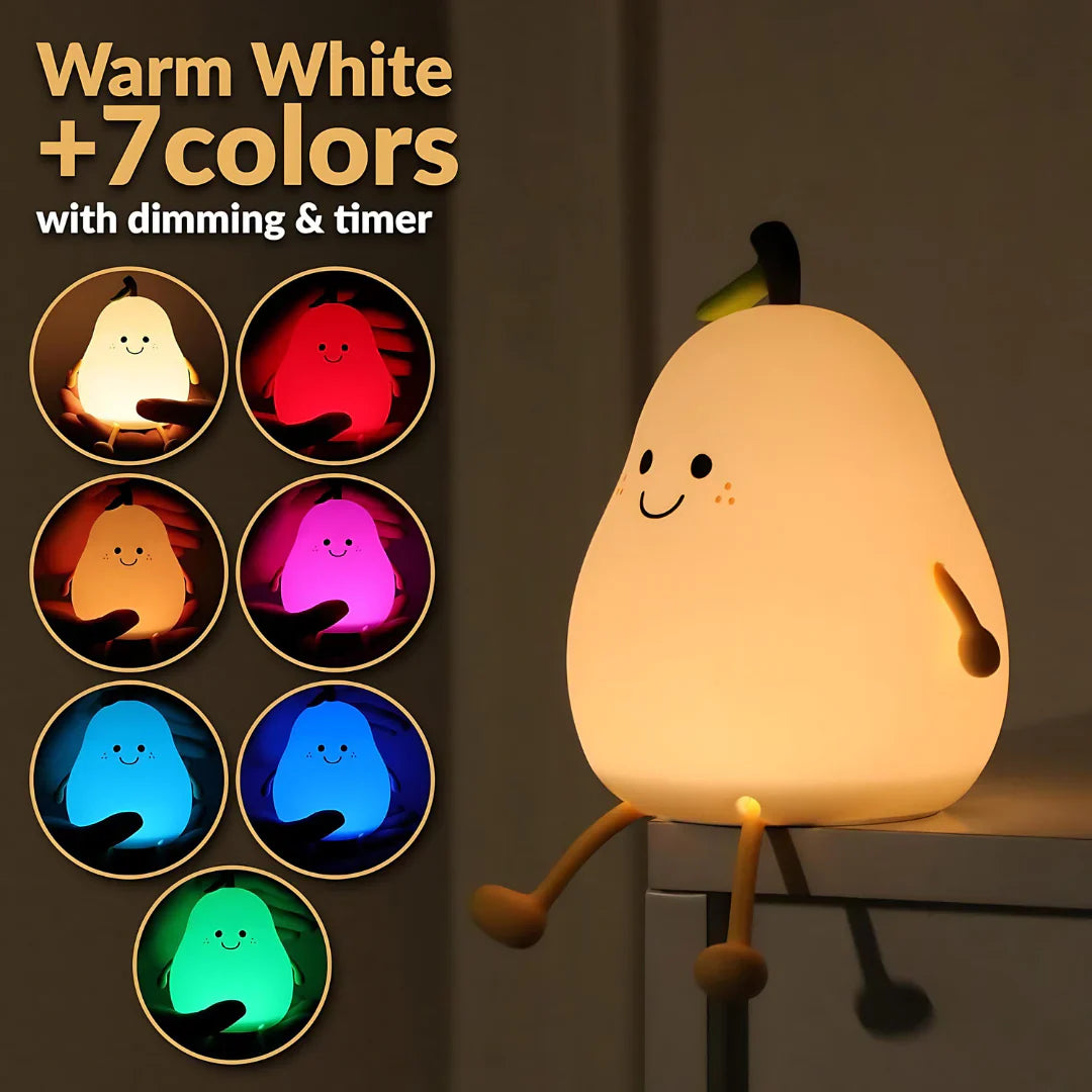 Pear Fruit Silicone Lamp