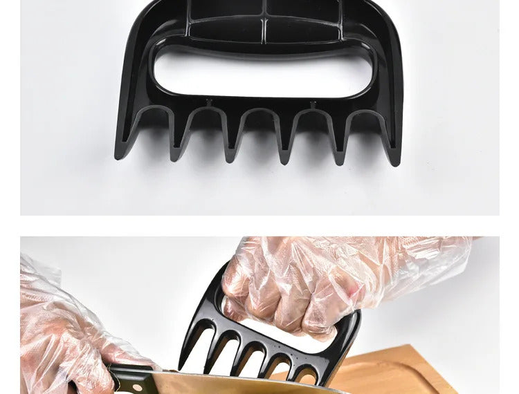 BBQ Accessories Meat Shredder Strong Pulled Pork Puller BBQ Fork Bear Claw Fruit Vegetable Slicer Cutters Cooking Tools