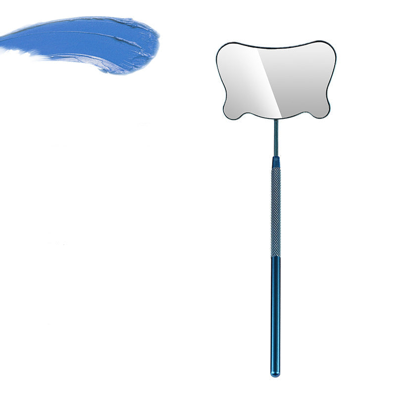 Hot-Selling Cross-Border Stainless Steel Grafting Flowering Auxiliary Tool Special Makeup Beauty Mirror Eyelash Inspection Mirror Eyelash Extensions