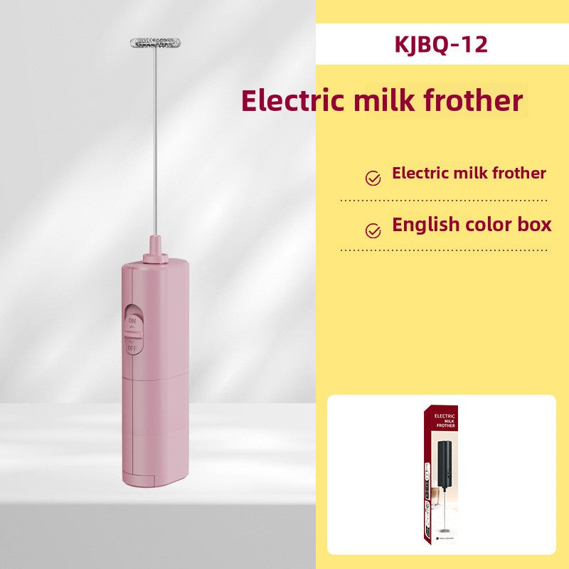 Amazon Electric Milk Beater New Stainless Steel Coffee Cream Electric Milk Beater Egg Beater Portable Blender