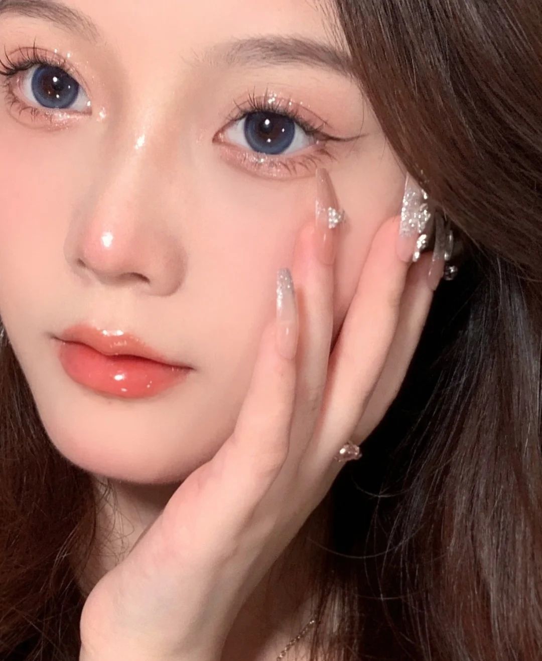 Diamond in the Debris Tear Feeling ~ Ultra-Fine Flash Waterproof Sweat-Proof Liquid Eyeliner Brightening Pearlescent Eye Shadow Pen Long Lasting Non Smudge