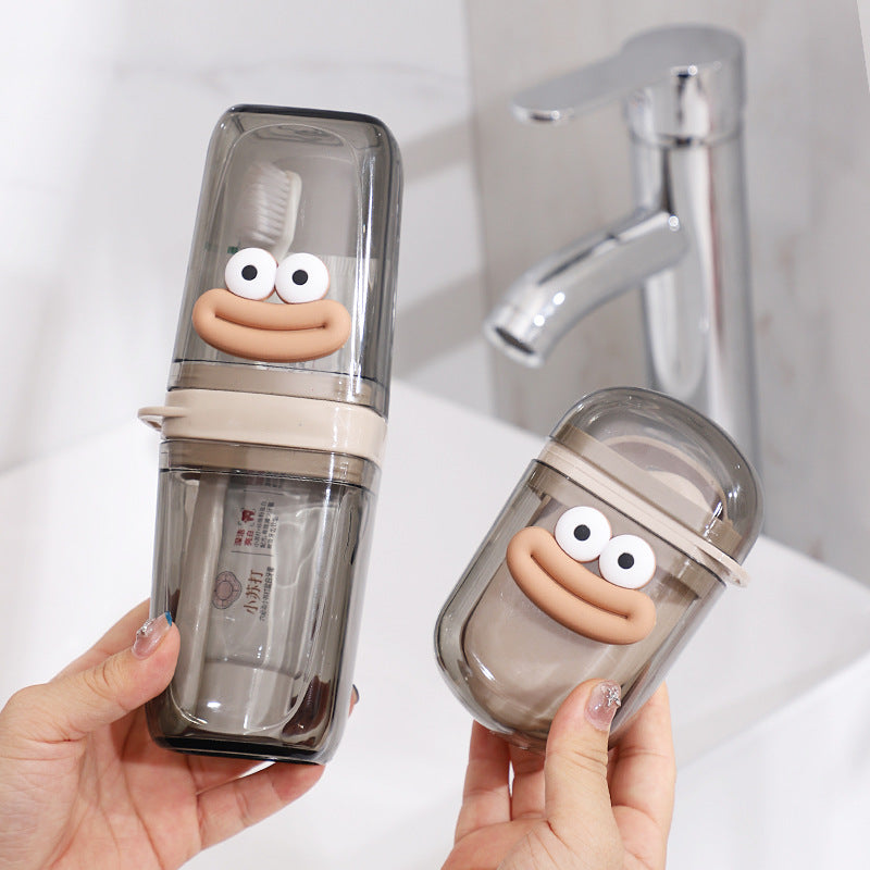 Cartoon Cute Mouthwash Cup Home Children Travel Portable Washing Cup Soap Box Set Toothbrush Cup Toothpaste