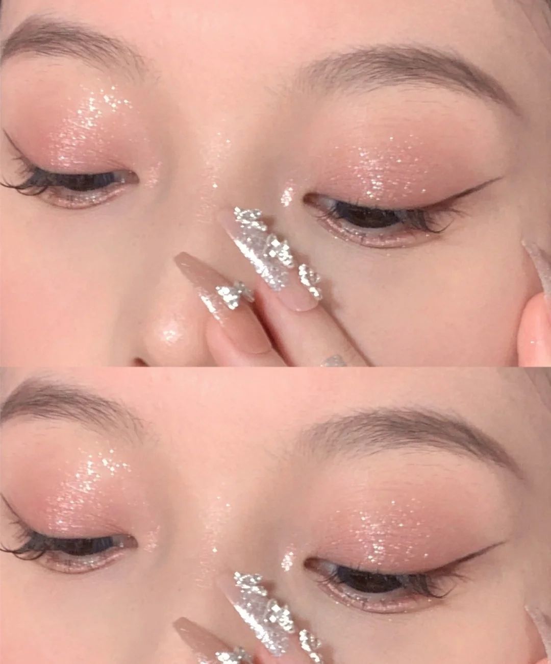 Diamond in the Debris Tear Feeling ~ Ultra-Fine Flash Waterproof Sweat-Proof Liquid Eyeliner Brightening Pearlescent Eye Shadow Pen Long Lasting Non Smudge