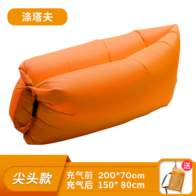 Manufacturer Pillow Style Inflatable Sofa In Stock Outdoor Portable Lazy Air Sofa Foldable Inflatable Bed Sleeping Bag