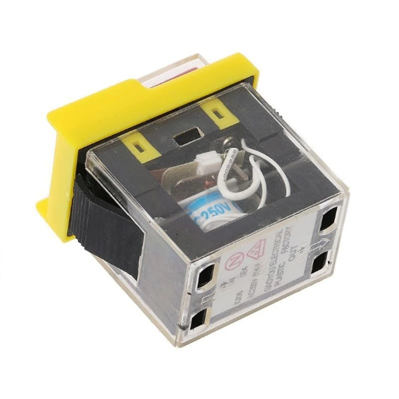 Waterproof and Dustproof Momentary Electromagnetic Switches, 250V, 2-Button, Machine Safety Switches, KJD6, 5E4