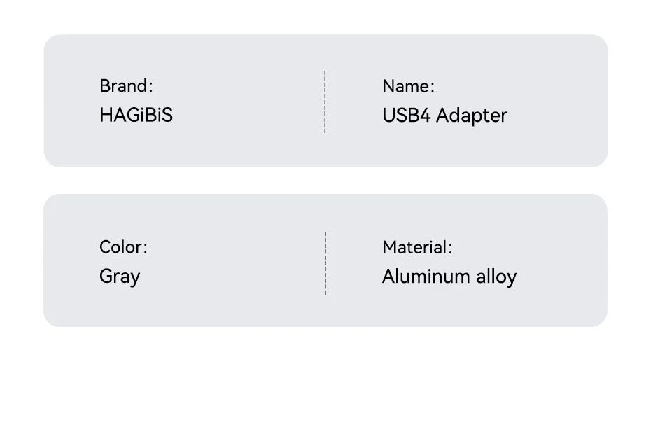 Hagibis LED Display 240W USB C Adapter Type C to USB C USB4 Connector 40Gbps 8K@60Hz for Thunderbolt 4/3 iPhone 16 Macbook Pro