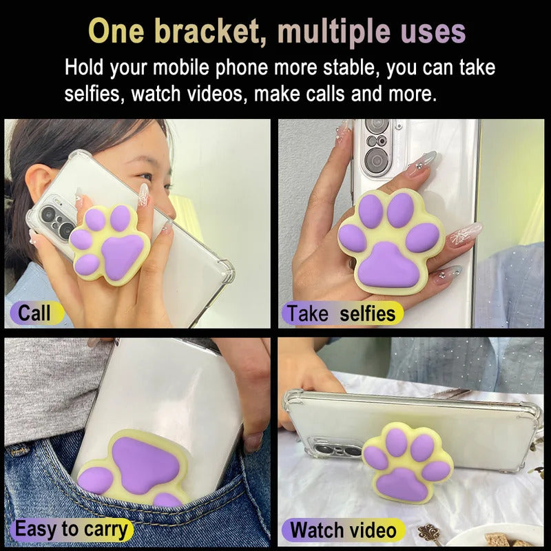 Grippopso Silicone Sockets Griptok Phone Holder Cat's Claw Finger Ring Holder Grip Stand Cellphone Accessories bracket