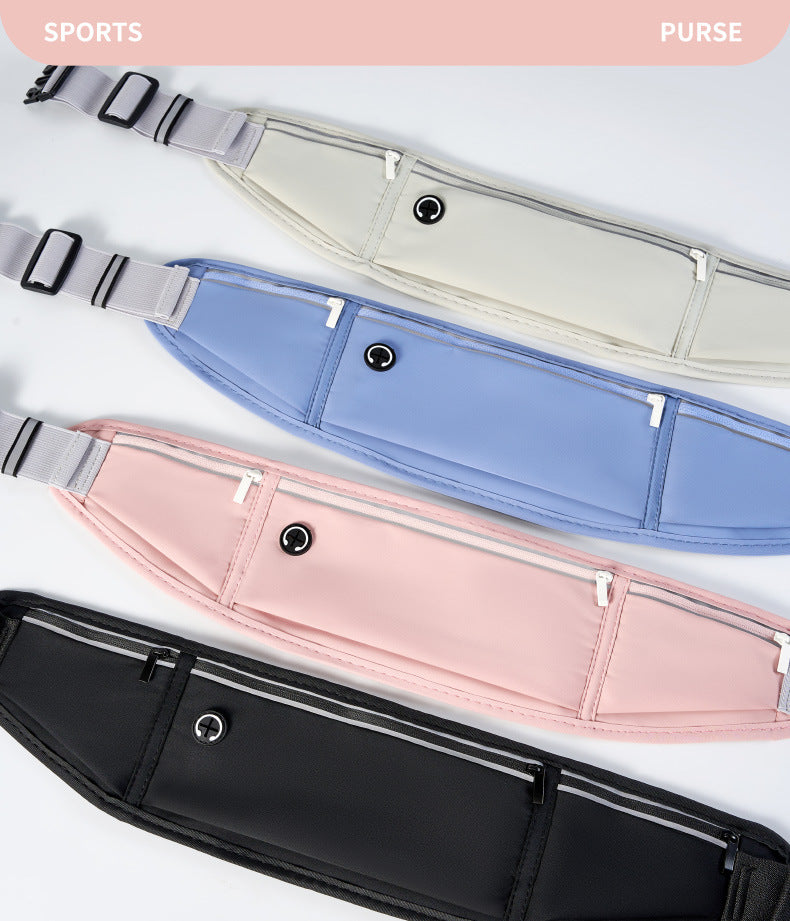 Summer Running Phone Pouch Sports Waist Bag Fitness Small Bag Outdoor Morning Run Invisible Belt Carrying Close-fitting Travel