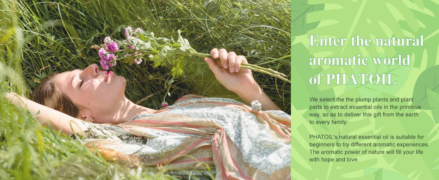 PHATOIL 30ml Aromatherapy Essential Oil Lavender Eucalyptus Vanilla Sweet Orange Aroma Oils For Diffuser Candle Making DIY Soap