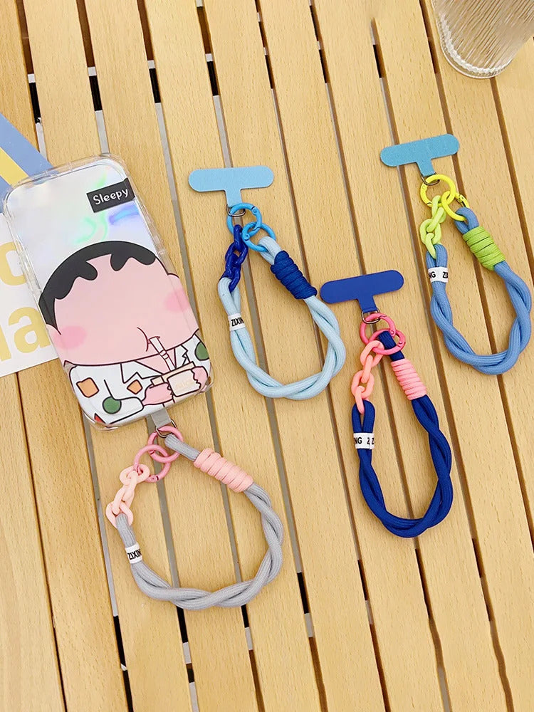 Nylong Mobile Phone Lanyard Universal Lanyards Phone Case Wrist Strap Anti-lost Hanging Lanyard Strap Portable Keychain