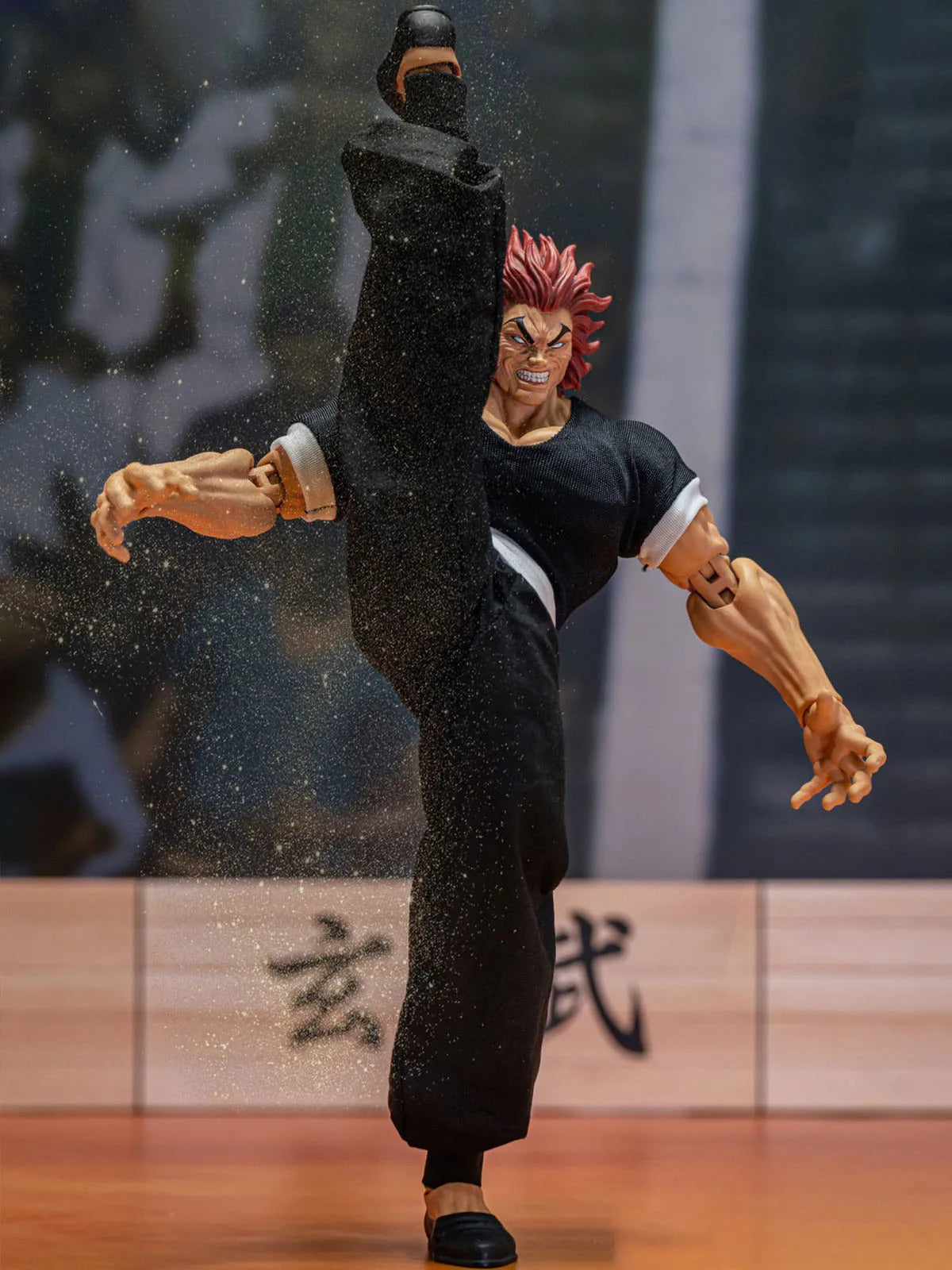 Anime Hanma Yurjiro action figures PVC statue desktop decoration Hanma action figure model toy birthday gift 18cm