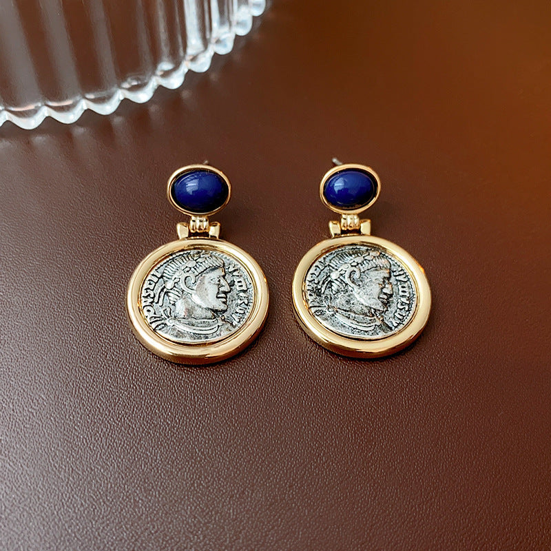 Vintage Earrings Fashion Versatile Ear Jewelry Niche Light Luxury High-end Accessories