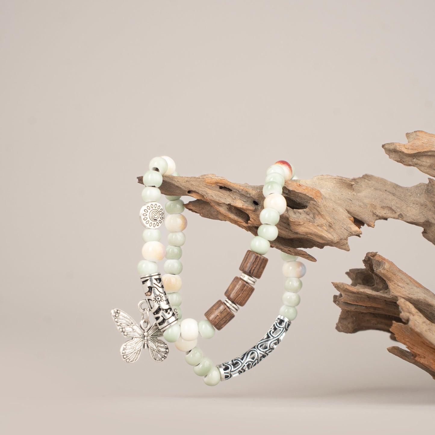 Jingdezhen Ceramic Jewelry Ethnic Style Simple Mixed Style Women's Gift Bracelet