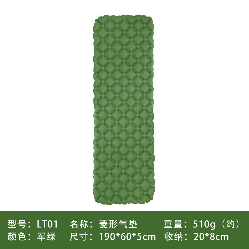Thickened Outdoor Foldable Portable Tent Nap Mat Ground Mat Moisture-proof Mat Single Double Egg Nest Mat Inflatable Mat