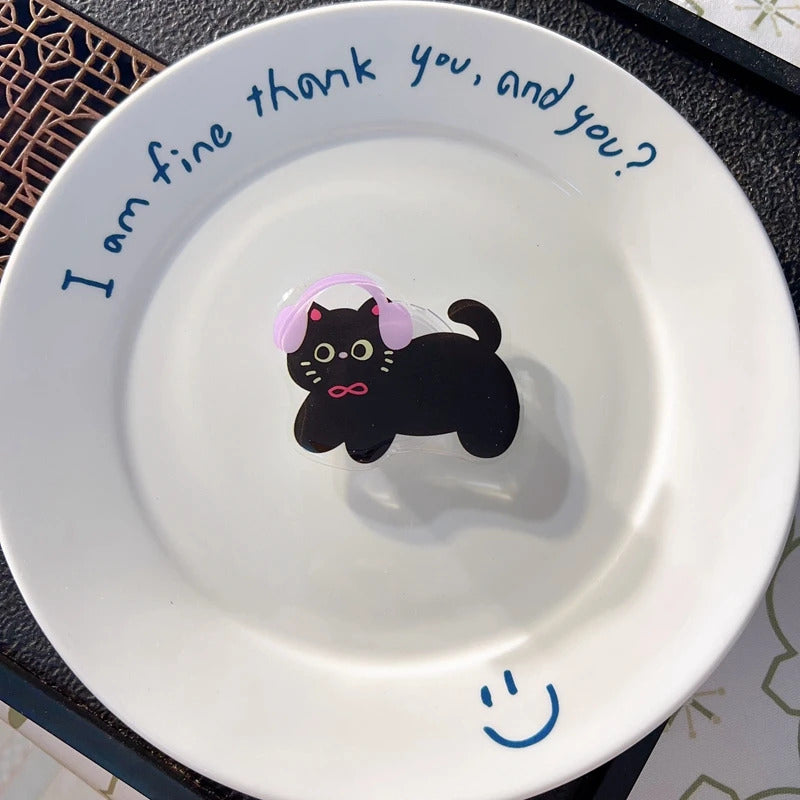 Trouvaille Phone Grip Toks Cellphone Stand Holder Mobile  Bracket Cute Korea Cartoon Finger Ring Holder Griptok