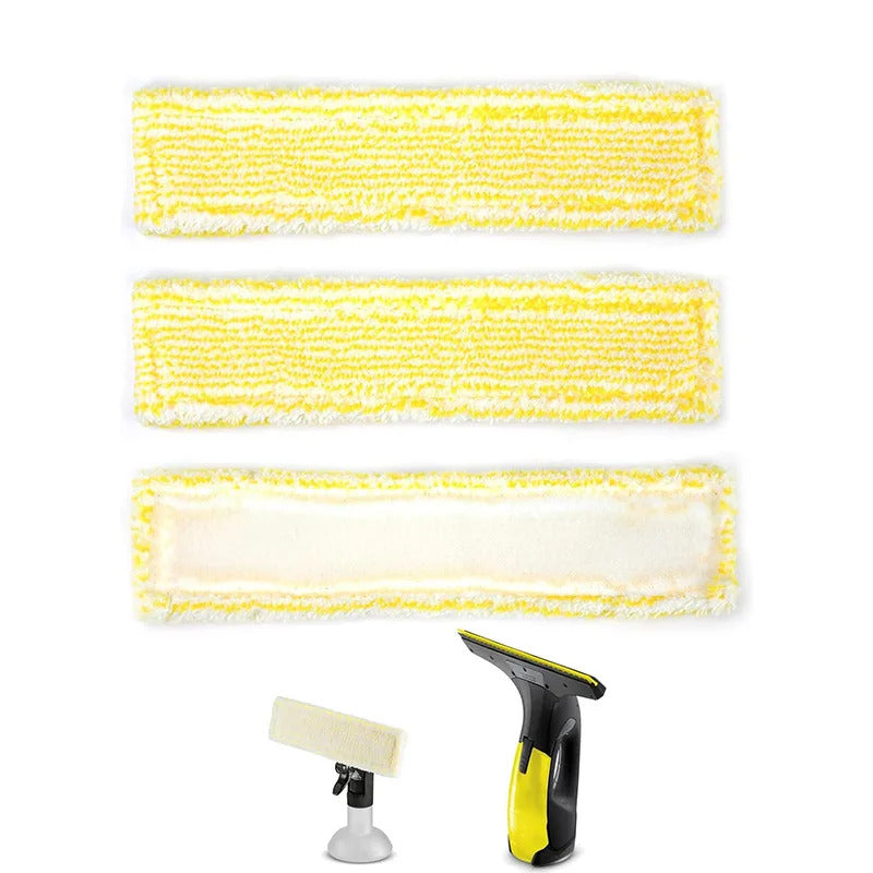 Microfiber Cloth Pad Window Vacuum Cleaner Replacement Microfiber Window Cleaner Pad Fit for Karcher WV2 WV5 Home Cleaner