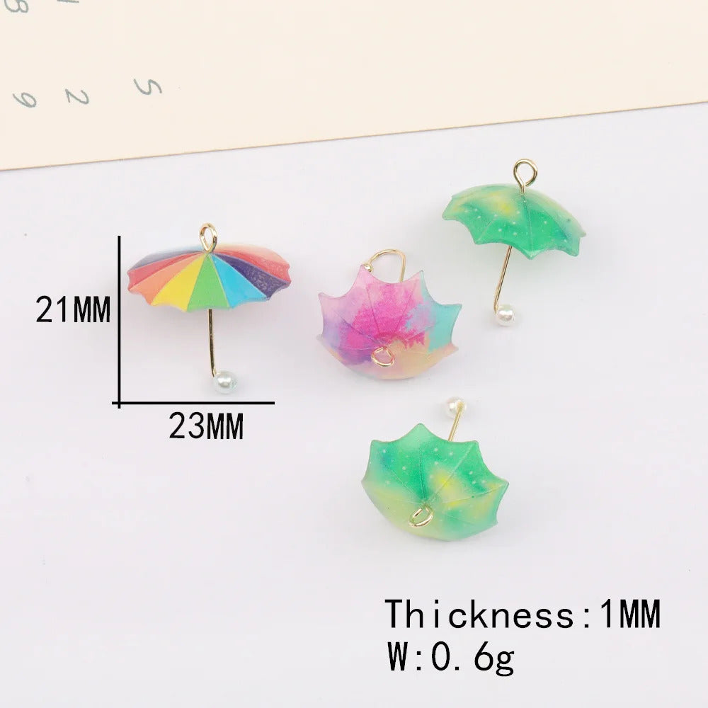 Cordial Design 100Pcs 21*23MM DIY Charms Earrings/Hand Made/Umbrella Shape/Cute Pendant/Jewelry Findings & Components #16270