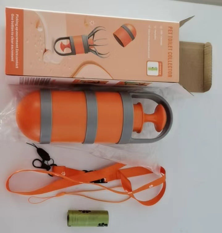 New Cross-Border Amazon Pet Cleaning Supplies Cartoon Pooper Scooper Stool Bag Outdoor Shovel Shit Device Pet Pooper Scooper