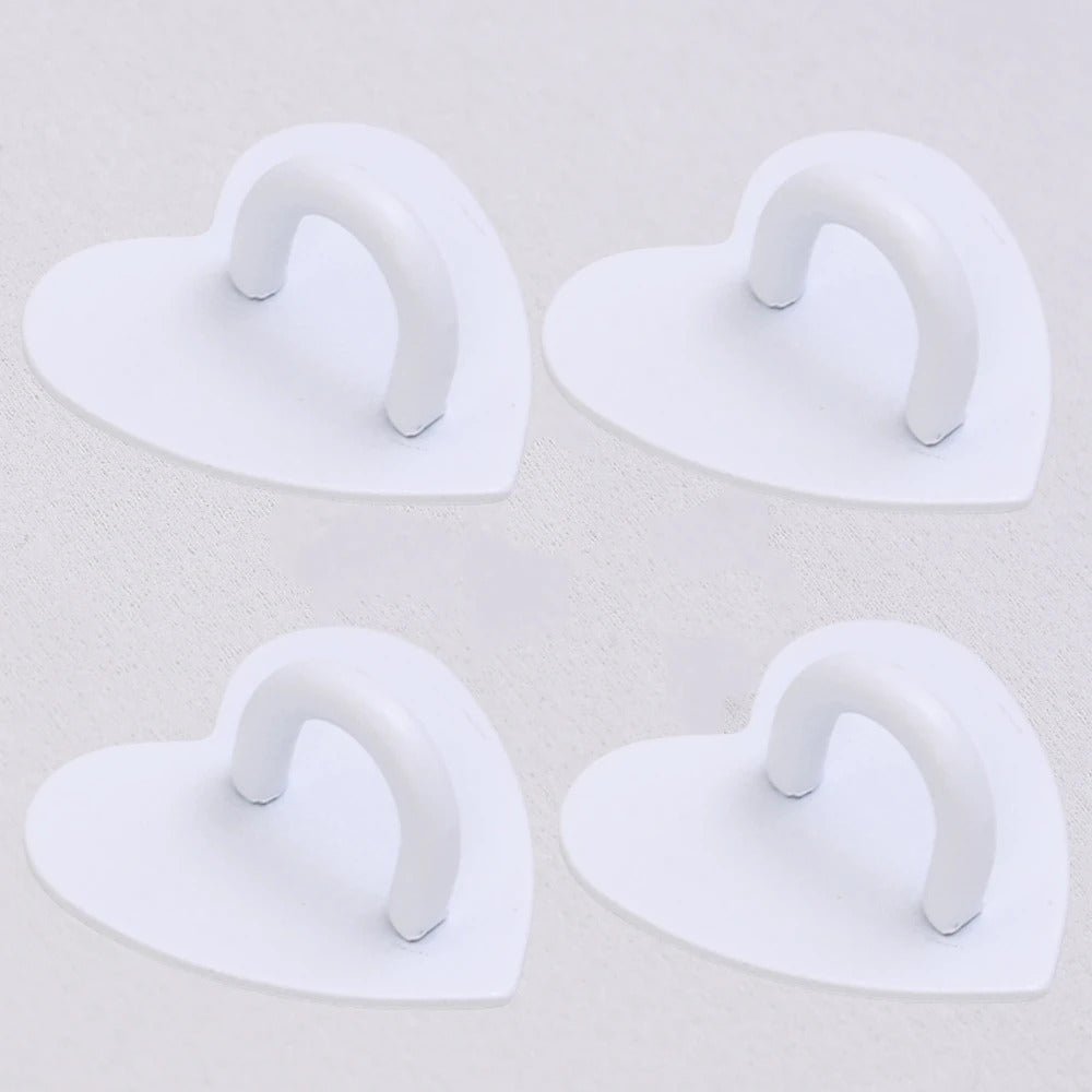 Kawaii Adhesive Metal Heart Phone Charm Holder Mobile Phone Case Finger Ring Stand Hook Buckle Clasp Bear Keychain Pearl pendant