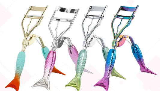 Mermaid Tail Eyelash Curler Portable Natural Curling Non-Pinch Beginner Eyelash Curler Beauty Tool Wholesale