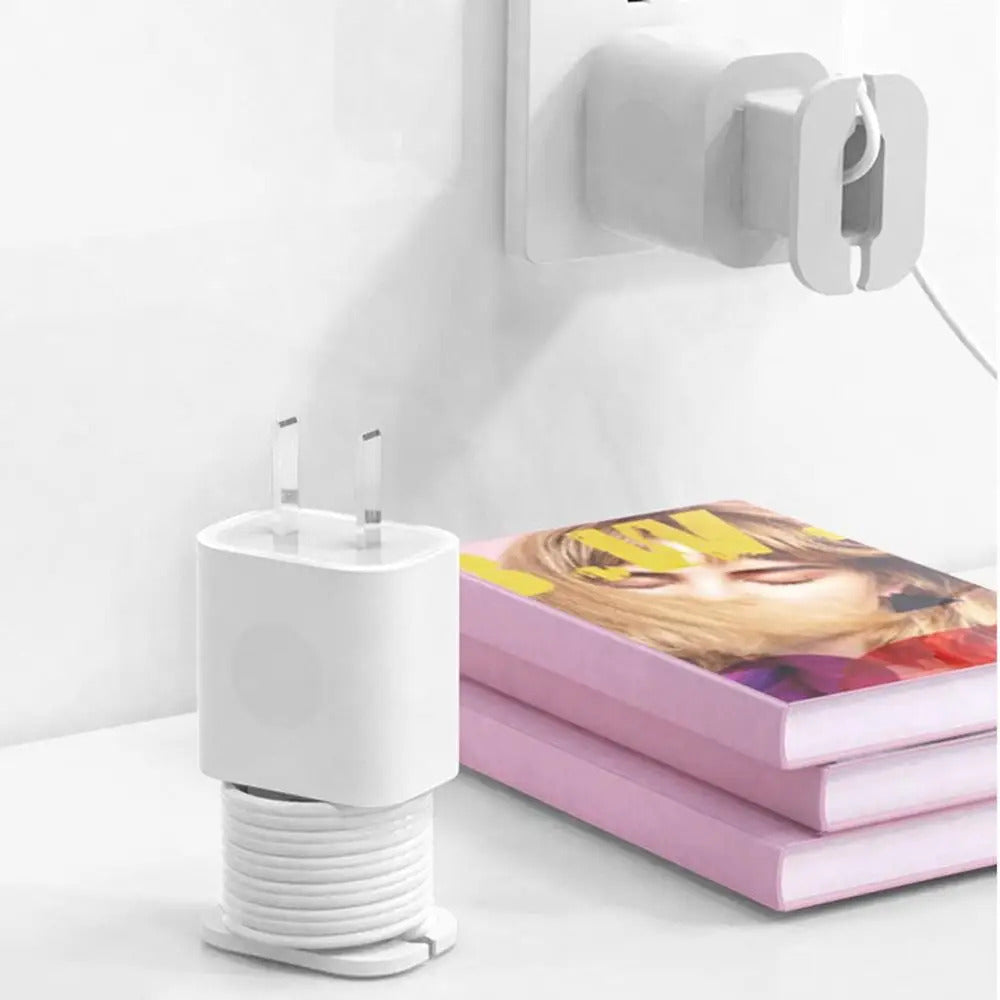 2 In 1 Silicone Cable Winder Charger Protector Cover Wire Organizer Anti-Break Data Cable Storage Case Waterproof Accessories