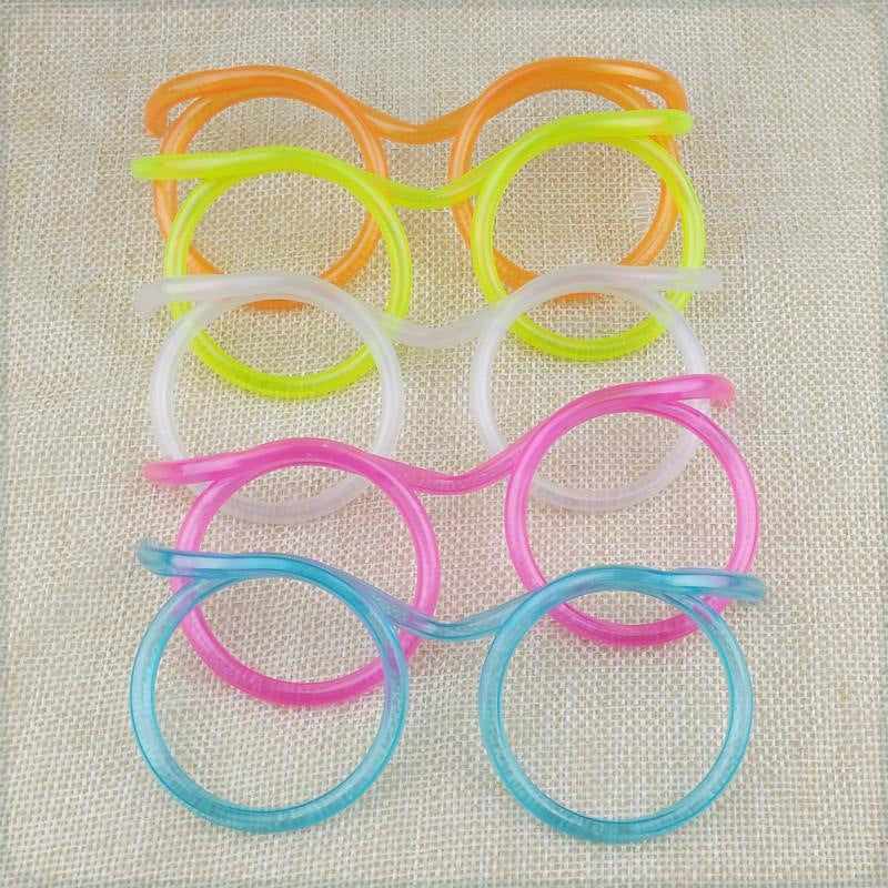 Glasses Straw Funny Lazy People Drinking Water Creative Cool Cute Drink Super Long Glasses Eye Straw