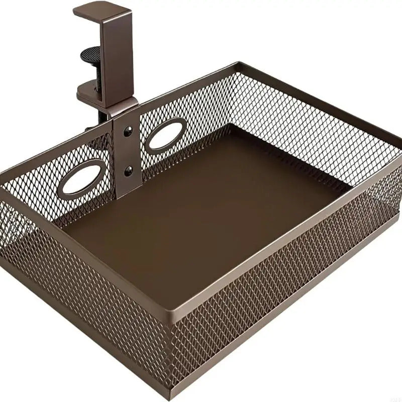 Multifunctional Tray and Basket for Office Supplies Easy Access Under Desk Storage Shelf Large Capacity Drawer