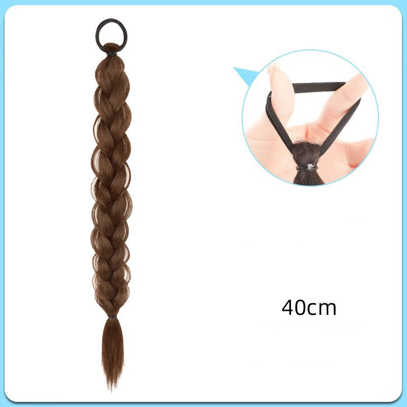 Colorful Ropes Boxing False Braids Hot Girl Sweet Cool Personality High-Temperature Fiber Handmade Braid Dreadlocks Source Factory in Stock Stable