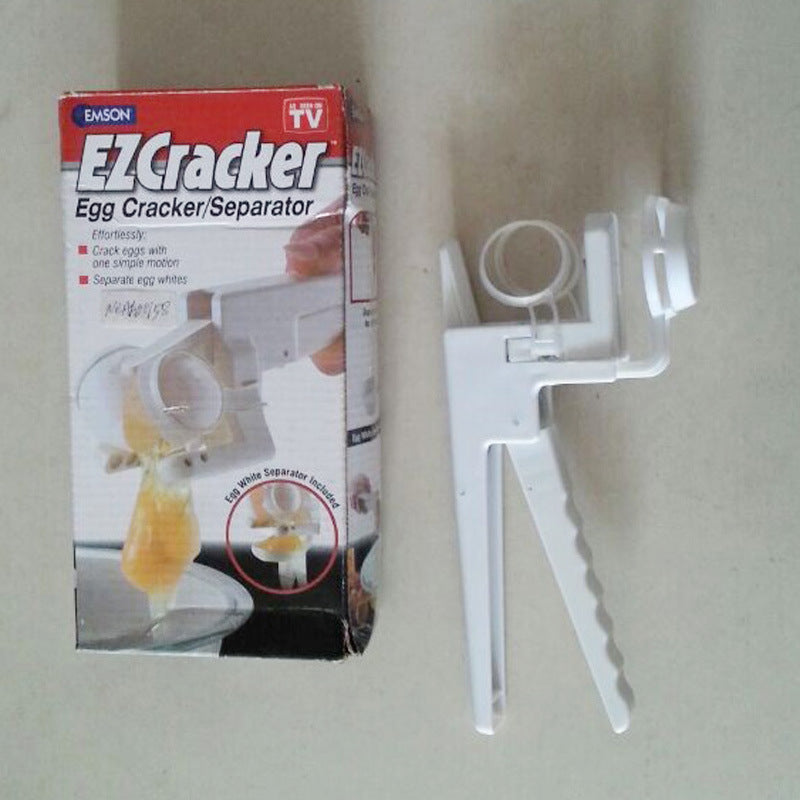 Handheld Egg Cracker Egg Shell TV Egg Cutter Egg White Separator Kitchen Gadget