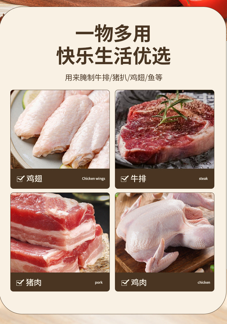 Stainless Steel Automatic Rebound Hammer Meat Tenderizer Needle for Home Kitchen Steak Tenderizing Beef Chicken Flavor Punching Tool