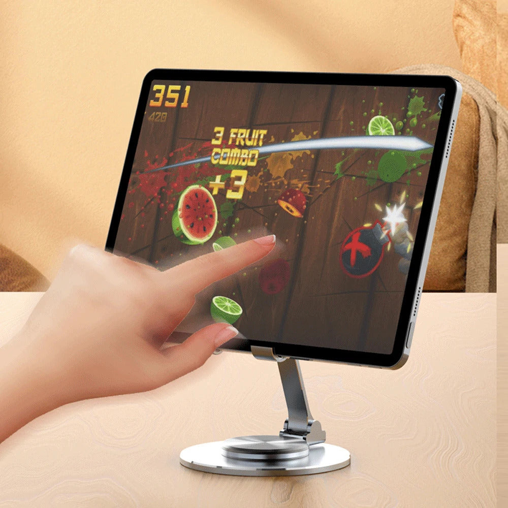 Metal 360° Rotating Desk Mobile Phone Holder Stand for iPhone Cellphone Smartphone Mobile Phones Ipad Telephone Reader