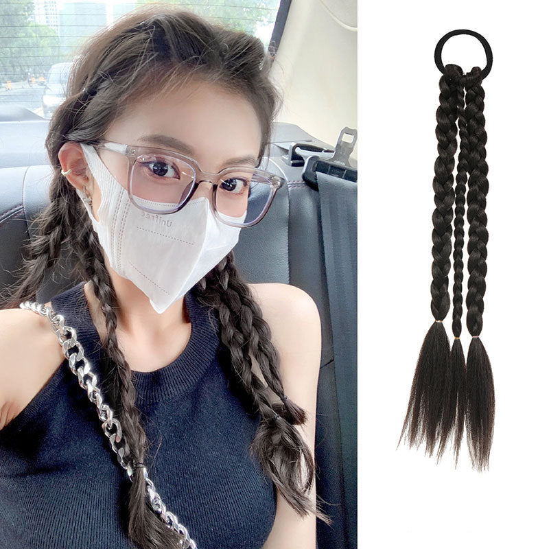 Colorful Ropes Boxing False Braids Hot Girl Sweet Cool Personality High-Temperature Fiber Handmade Braid Dreadlocks Source Factory in Stock Stable