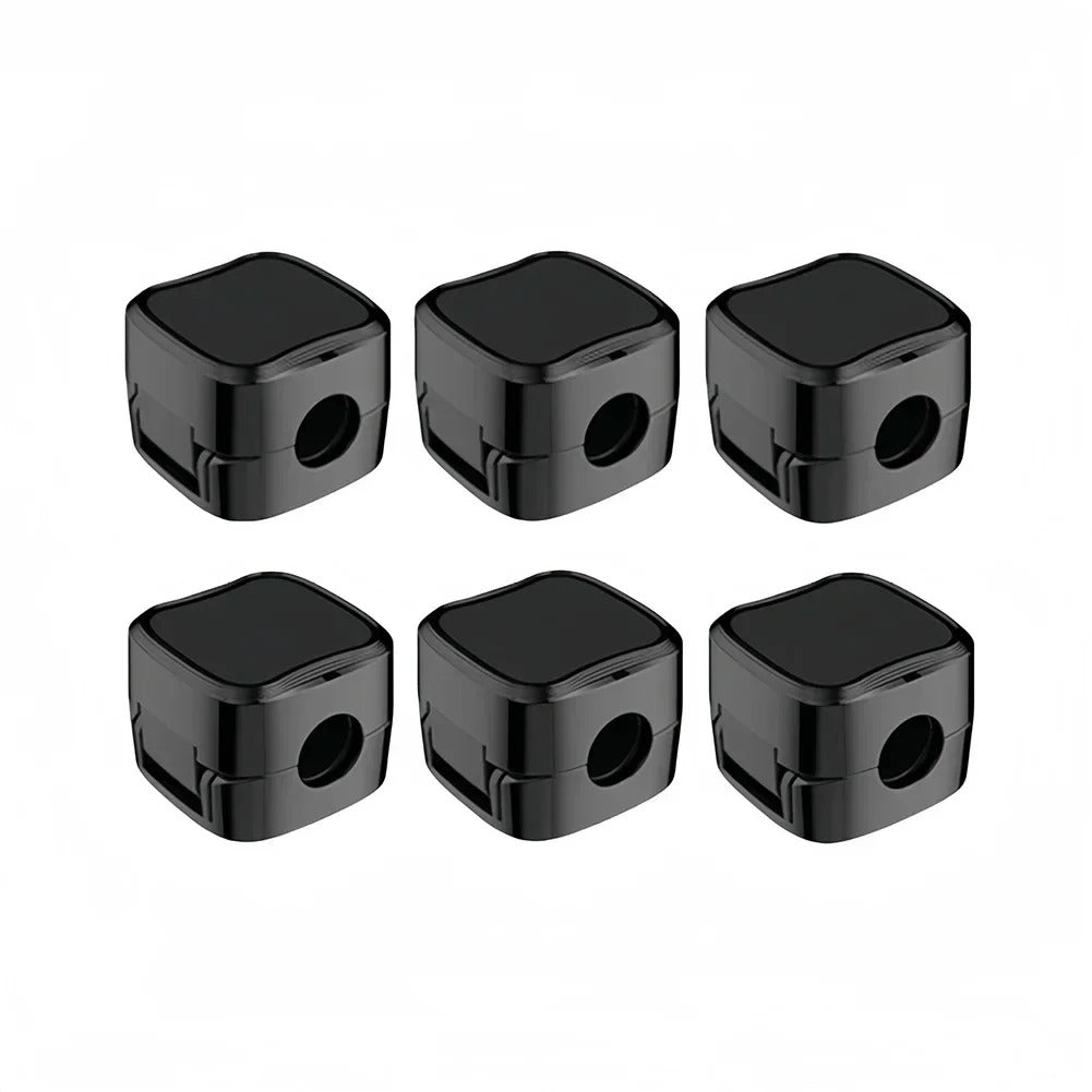 6Pcs Holder Adhesive Wire Keeper Cord Cable Magnetic Cable Clip Charging Cable Organizer for Home Office Under Desk Management