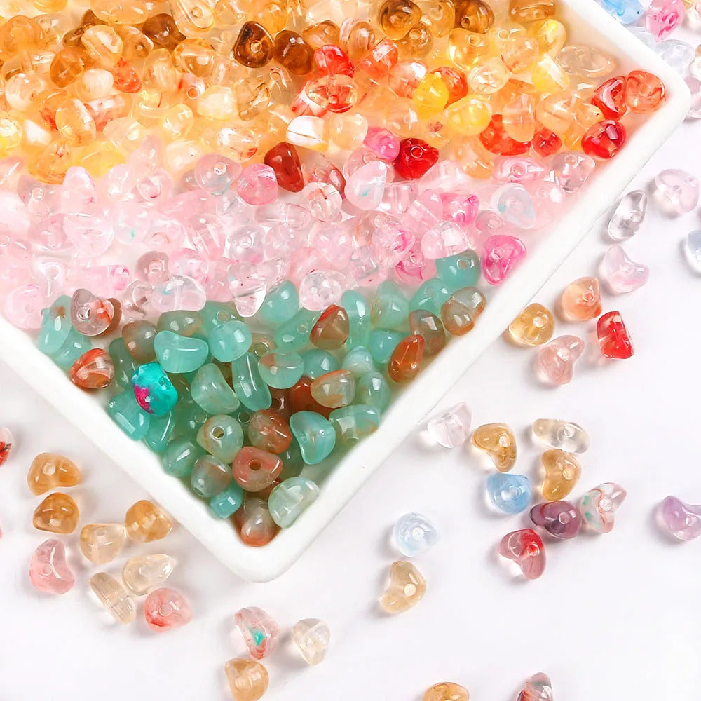 20g/Bag Acrylic Crushed Stone Shape Multicoloured Loose Beads Diy Necklace Bracelet Key Chain Jewelry Making Materials