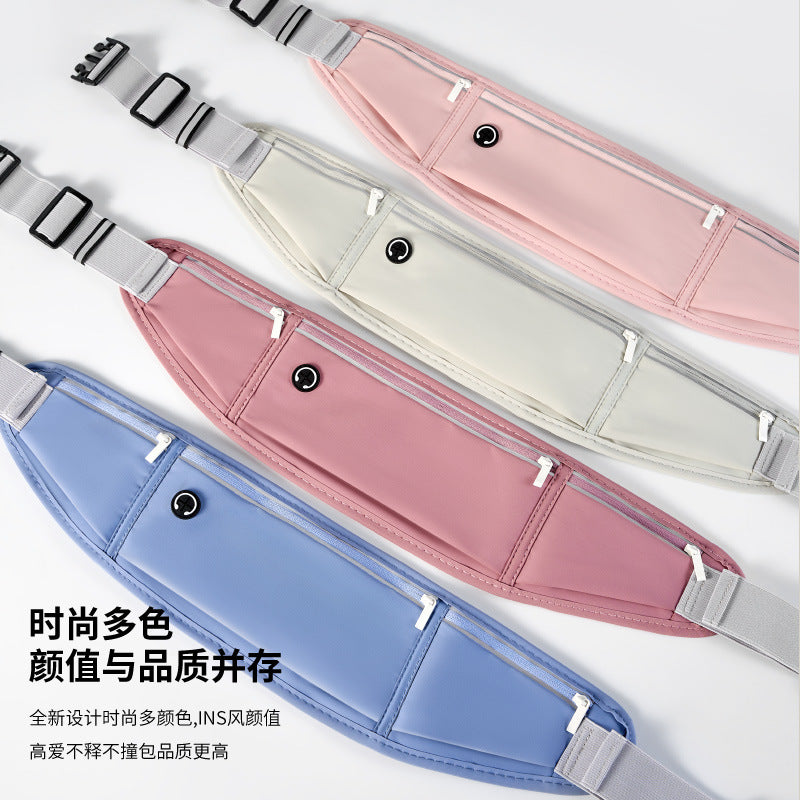 Summer Running Phone Pouch Sports Waist Bag Fitness Small Bag Outdoor Morning Run Invisible Belt Carrying Close-fitting Travel