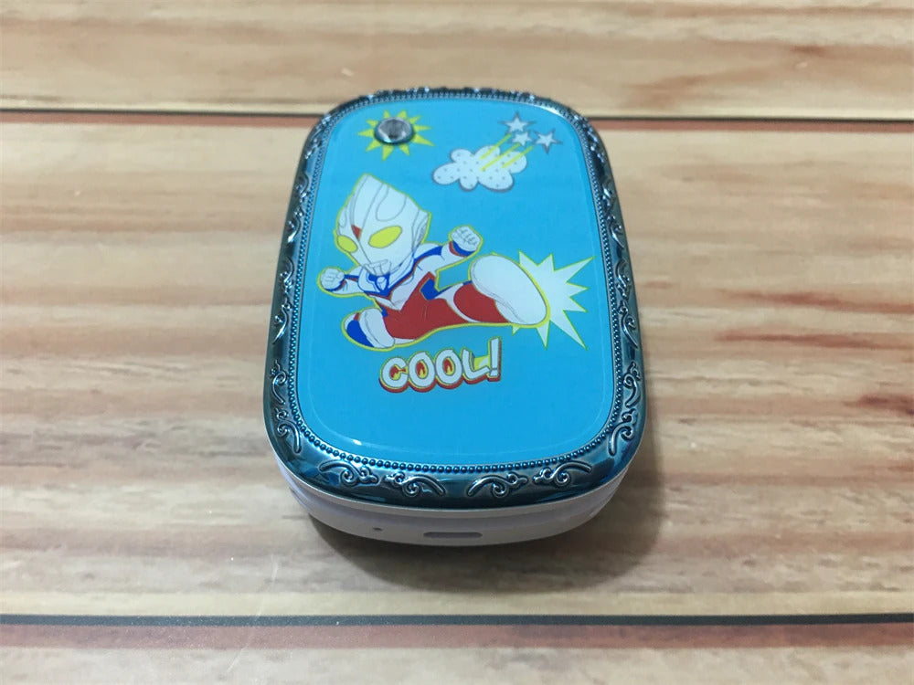 1.8 inch Screen Flip Mini Girl Cartoon Mobile Phone NO Camera Dual Card SIM LED Light Children Kids Cute Cover Style CellPhones