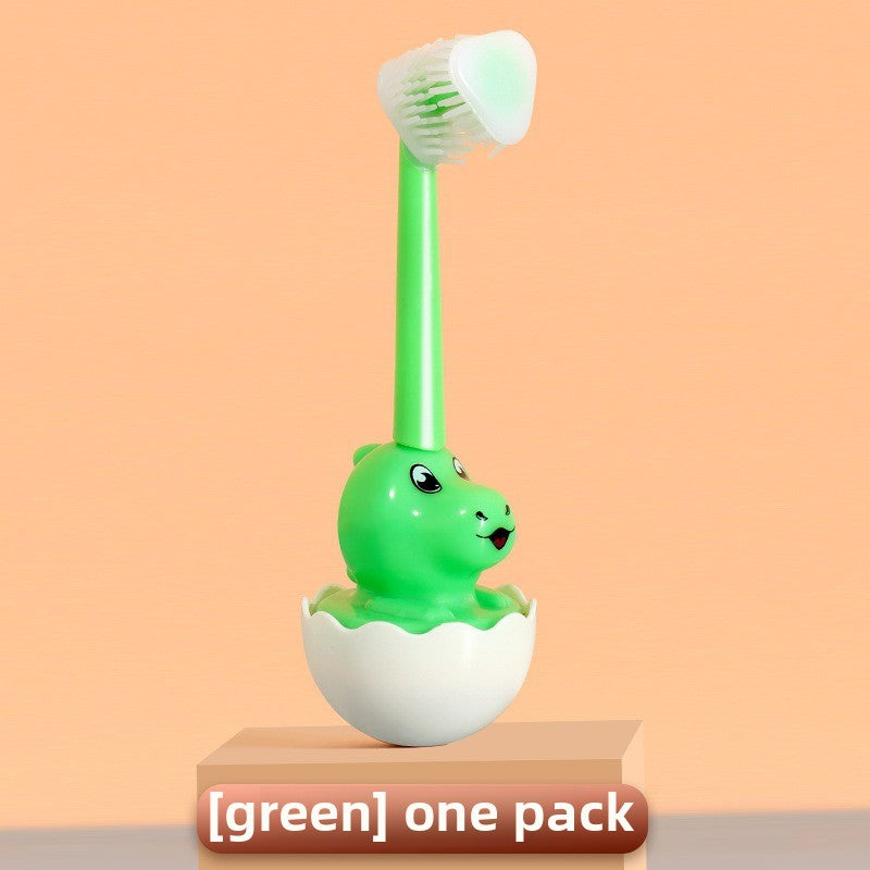 Baby and Children's Toothbrush U-shaped Baby and Child 0 to 3 to 6 to 12 Years Old Soft Hair U-shaped Brush Teeth Artifact Silicone Toothbrush