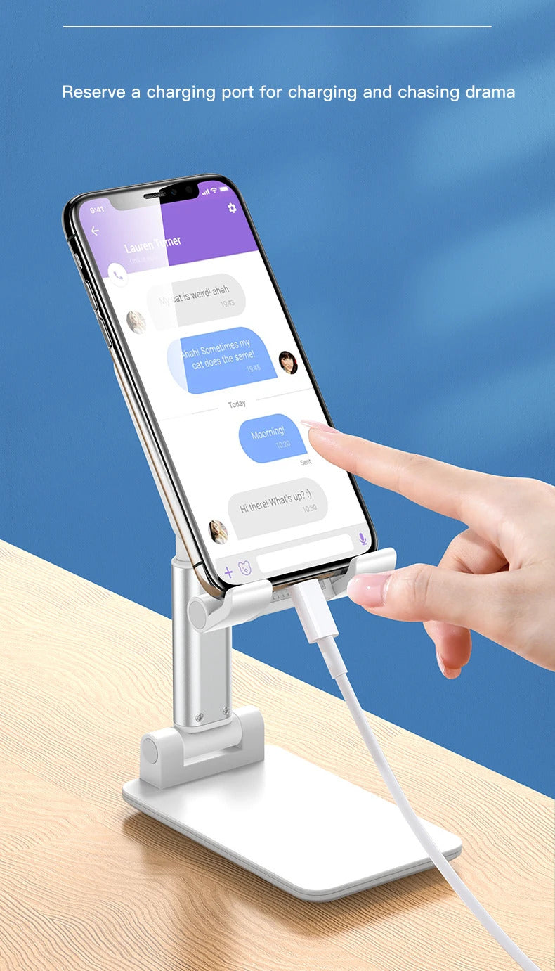 SmartDevil Phone Holder Foldable Stand Holder for iPhone 12 Pro Max Adjustable Desk Holder Stand for iPhone 11 Pro Max X XS XR 8
