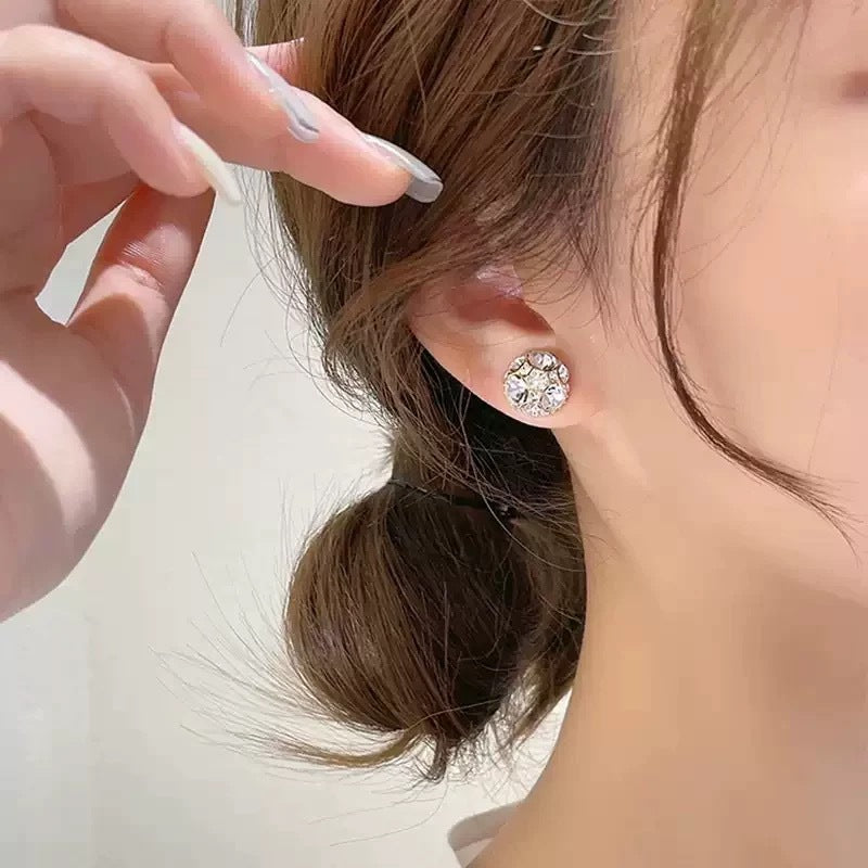 Temperament Painless Magnetic Suction Earrings Women's Ear Bone Clips Without Ear Holes Cold Style All-match Exquisite High-end Sense Niche Ear Accessories