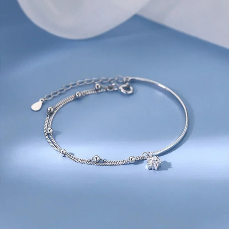 925 Sterling Silver Bracelet Woman Vintage Luxury Original Jewelry Accessories Fashion Designer Party Wedding Jewelry Gifts 2024