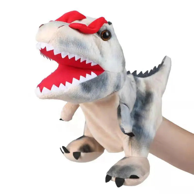 Stuffed Plush Dinosaur Toys Hand Finger Story Puppet Kawaii Dolls Educational Baby Toys Tyrannosaurus Rex Children Gift