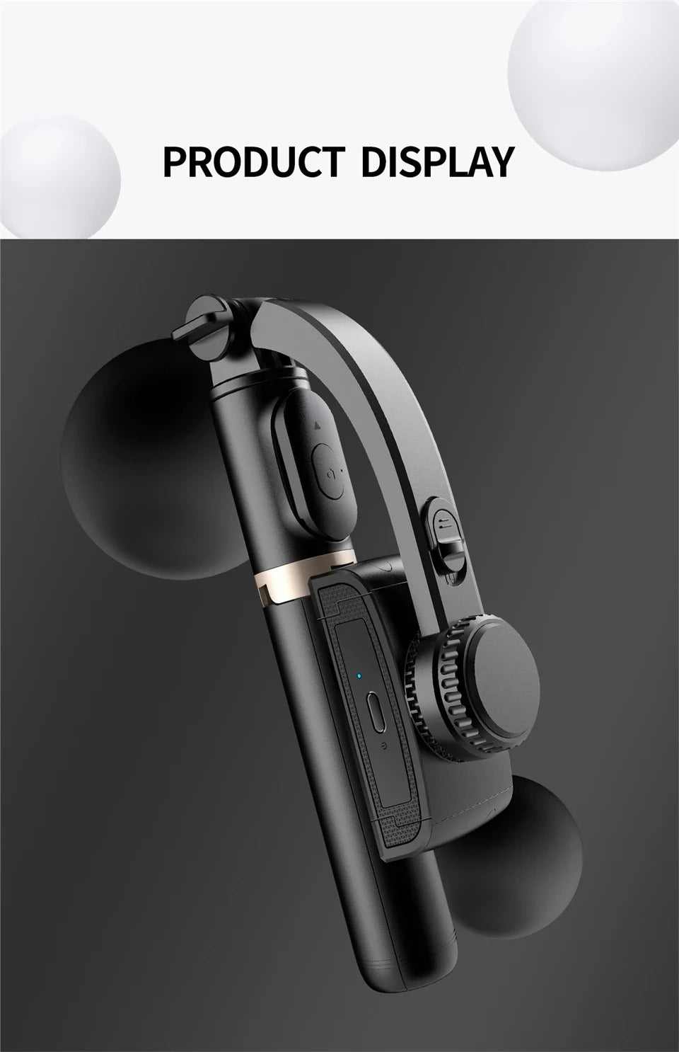 FANGTUOSI 2025 new Selfie Stick Stand Mobile Phone with microphone Support Wireless Gimbal Stabilizer For iPhone Android Holder