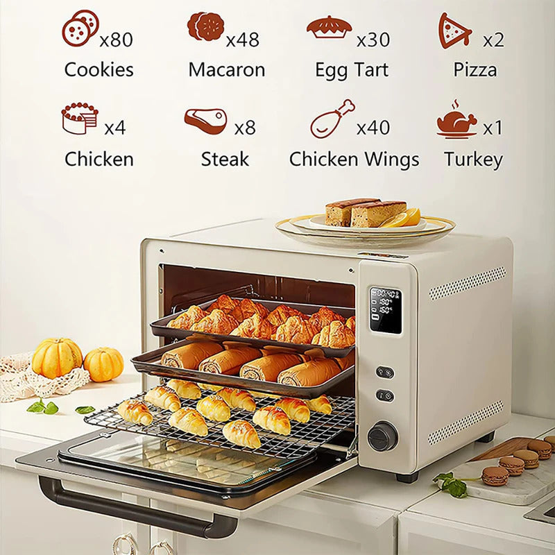 WALFOS Stainless Steel Nonstick Wire Grid Baking Tray Cake Cooling Rack Oven Kitchen Pizza Bread Barbecue Cookie Biscuit Holder