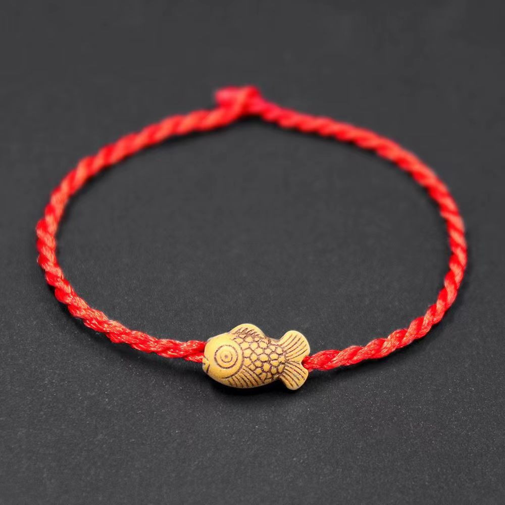 Bracelet Diamond Knot Red Rope Lovers Diamond Knot Red Rope Gift Couple Red Bracelet Spring Red Rope