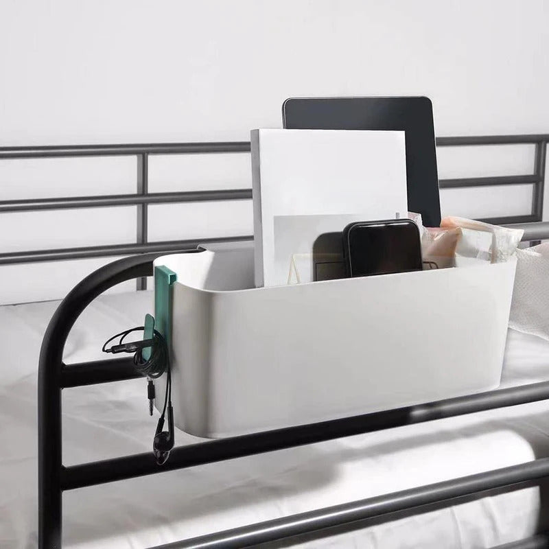 Hanging Storage Box for Bedside Sturdy PP Plastic Ready to Hang Convenient Organizer Ample Space for Essentials