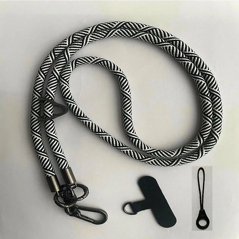 Creative Cartoon Doll Adjustable Diagonal Long Rope Doll Pendant Mobile Phone Pendant Phone Charms Lanyard Phone Strap Chain