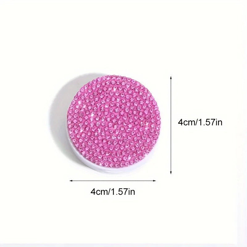 Flash Diamond Phone Push Pull Stand, Creative Colorful Phone, Integrated Folding Stand, Lazy Phone Back Adhesive Stand